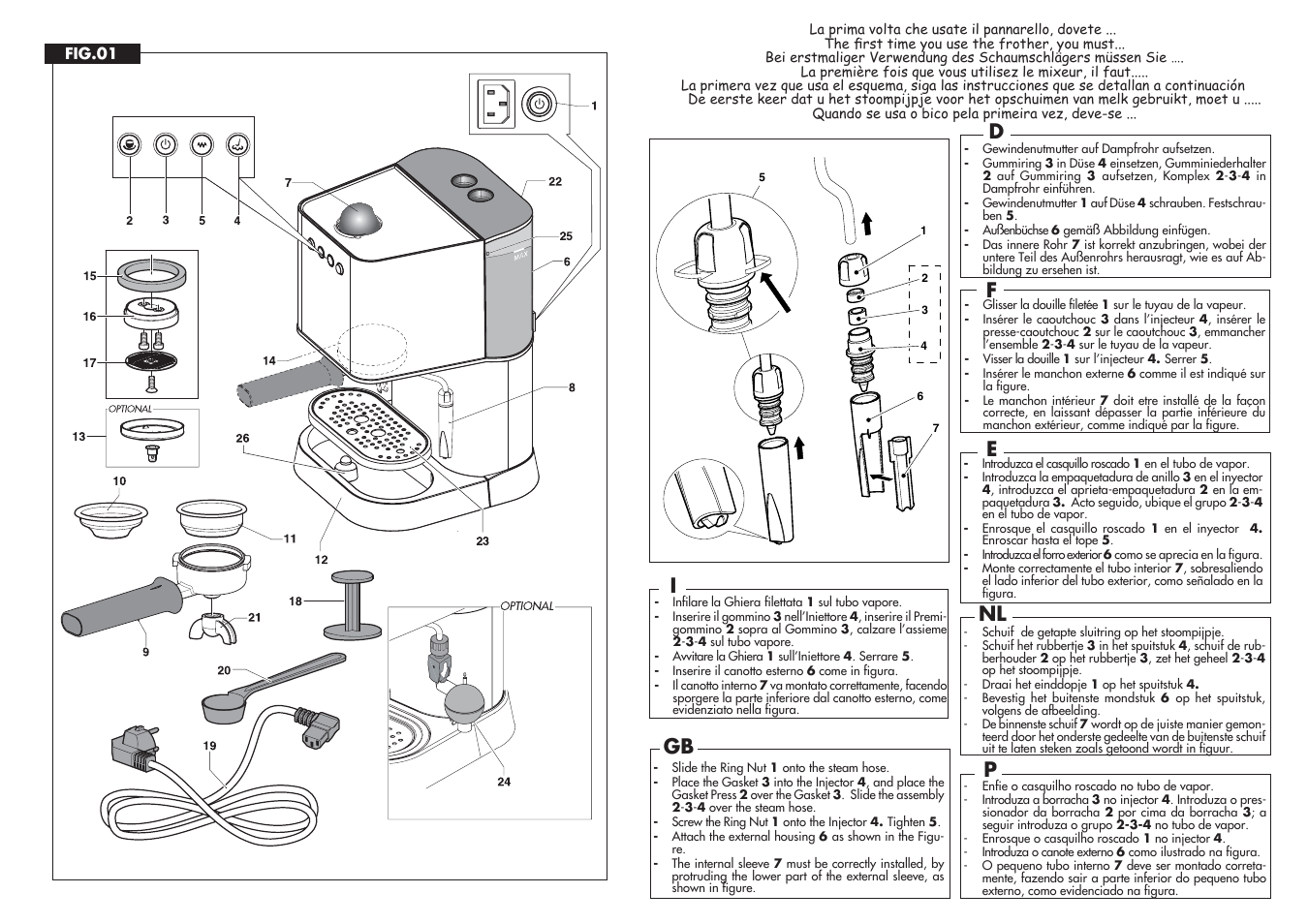 Gaggia Baby User Manual | Page 2 / 55