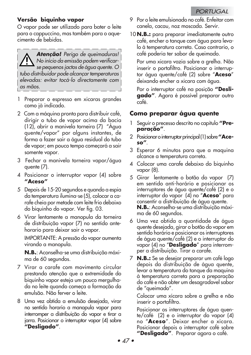 Gaggia Baby User Manual | Page 51 / 55