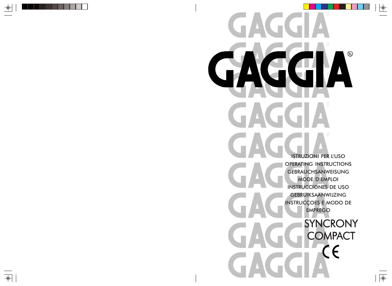 Gaggia Syncrony Compact User Manual | 61 pages