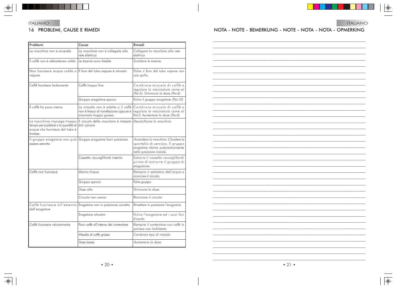 Gaggia Syncrony Compact User Manual | Page 11 / 61