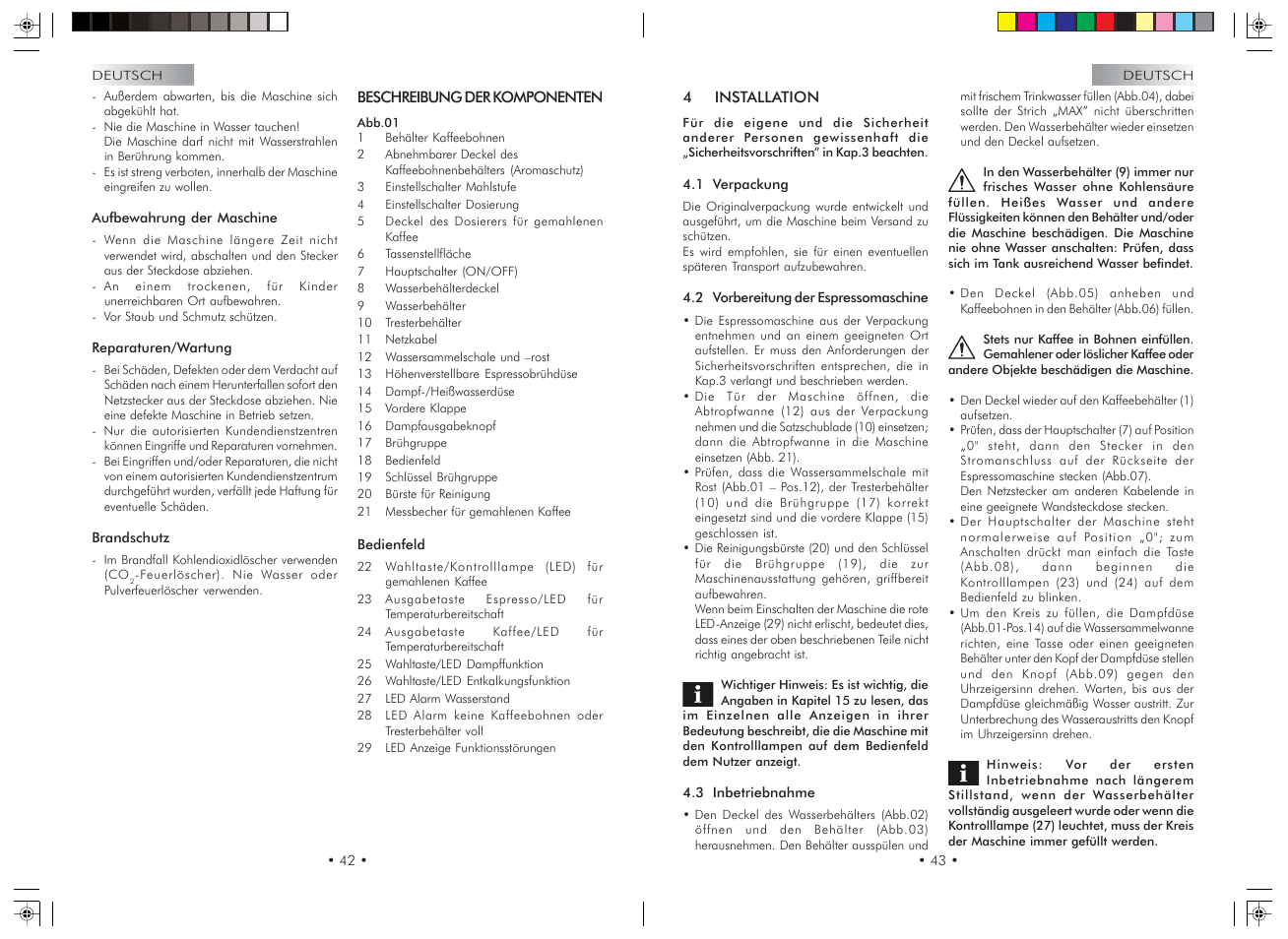 Gaggia Syncrony Compact User Manual | Page 22 / 61