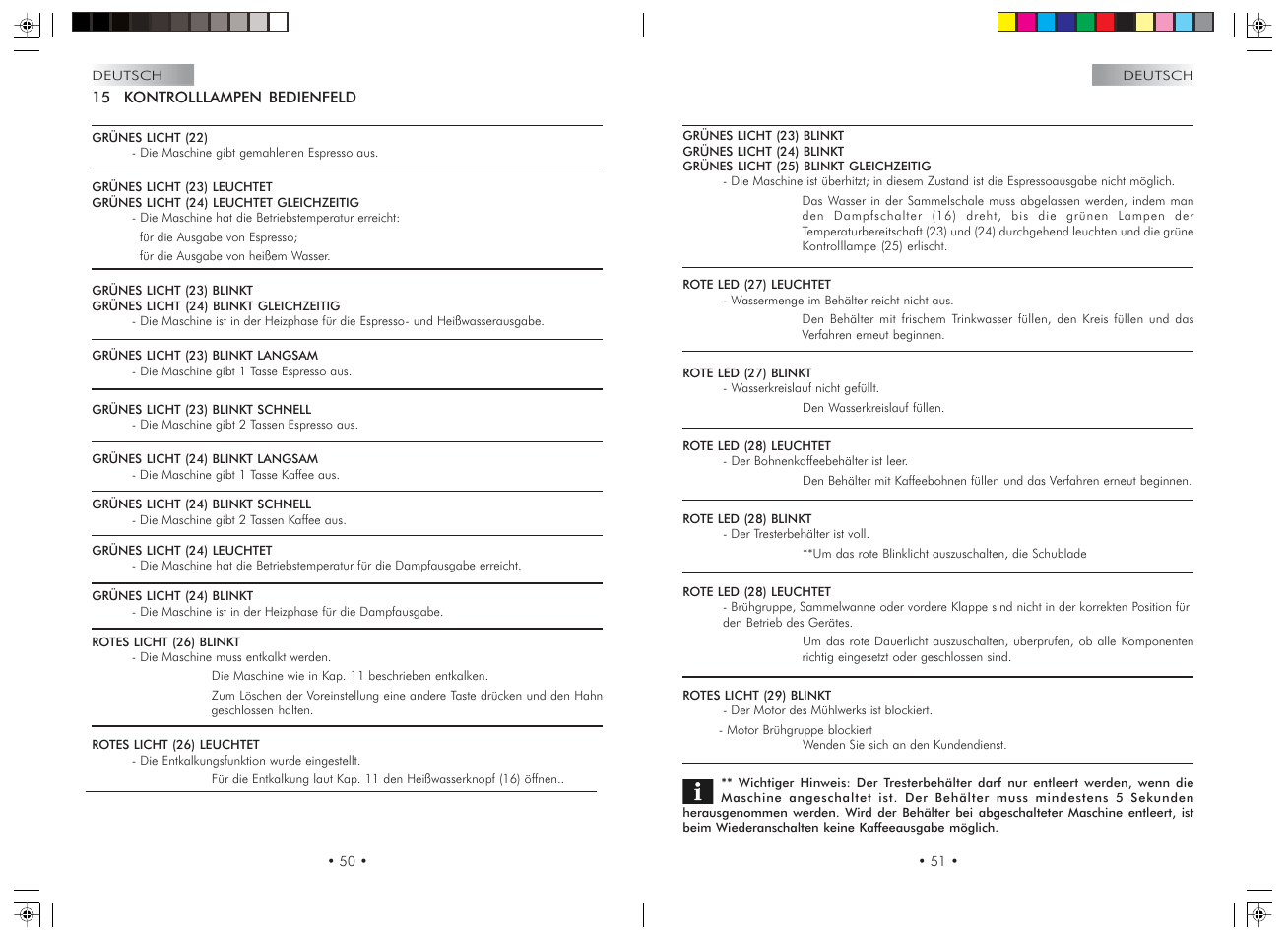 Gaggia Syncrony Compact User Manual | Page 26 / 61