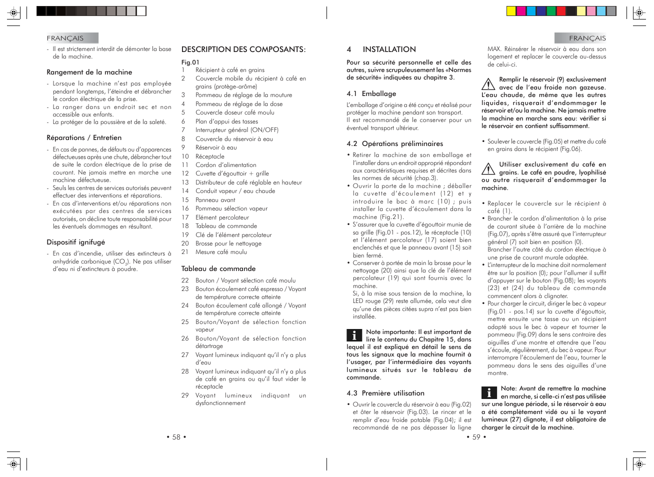 Gaggia Syncrony Compact User Manual | Page 30 / 61