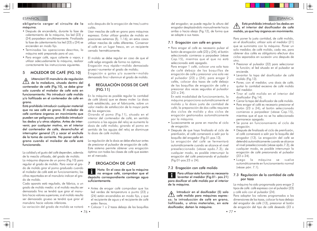 Gaggia Syncrony Compact User Manual | Page 39 / 61