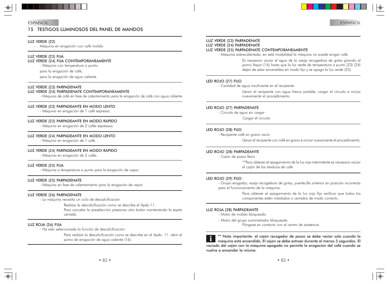 Gaggia Syncrony Compact User Manual | Page 42 / 61