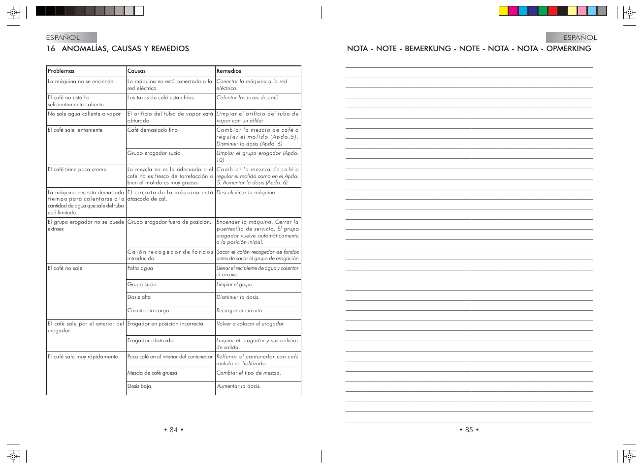 Gaggia Syncrony Compact User Manual | Page 43 / 61