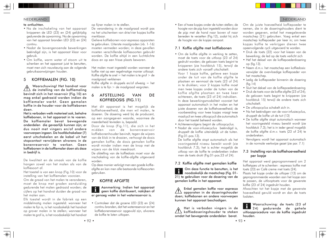 Gaggia Syncrony Compact User Manual | Page 47 / 61
