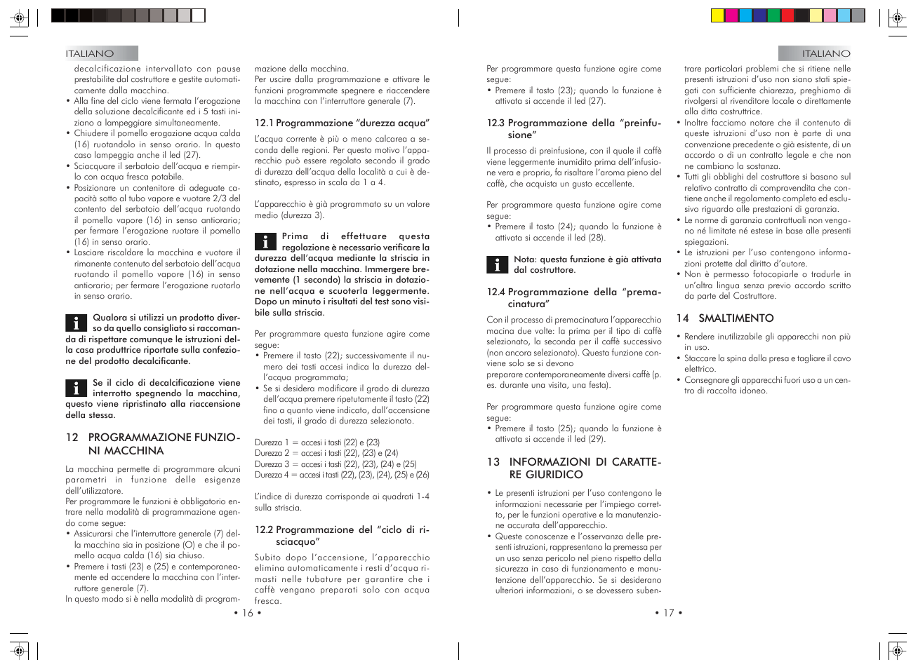 Gaggia Syncrony Compact User Manual | Page 9 / 61