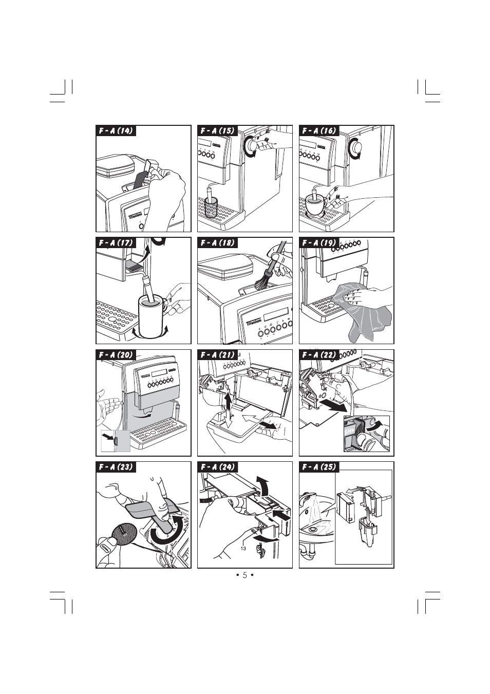 Gaggia TITANIUM Espresso Machine User Manual | Page 5 / 24