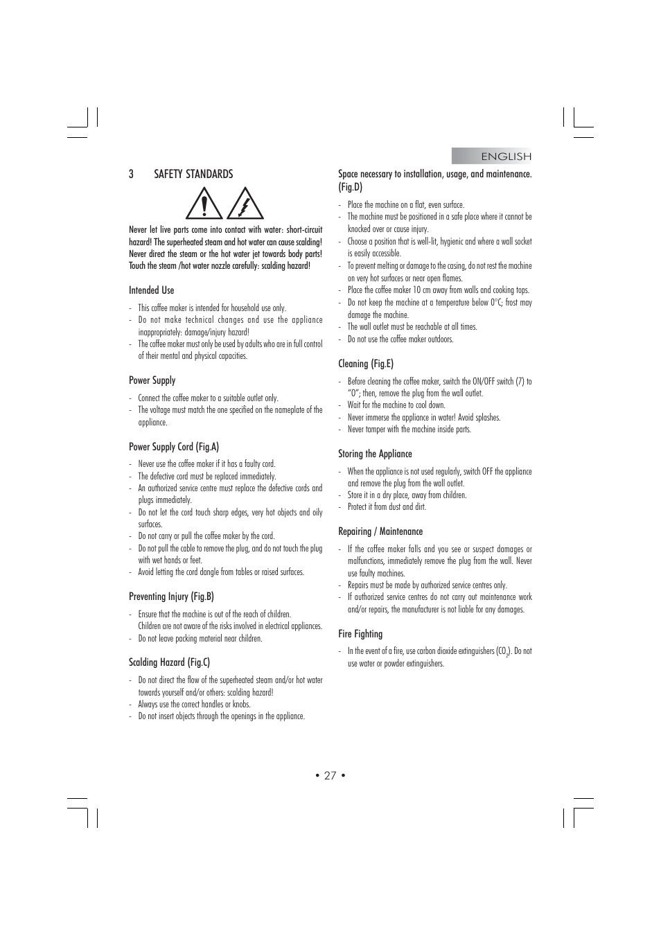 Gaggia TITANIUM Espresso Machine User Manual | Page 9 / 24