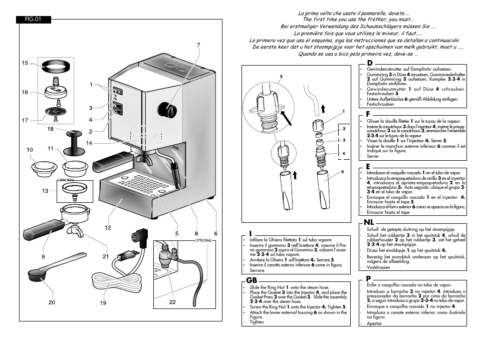 Gaggia Coffee Deluxe User Manual | Page 2 / 53