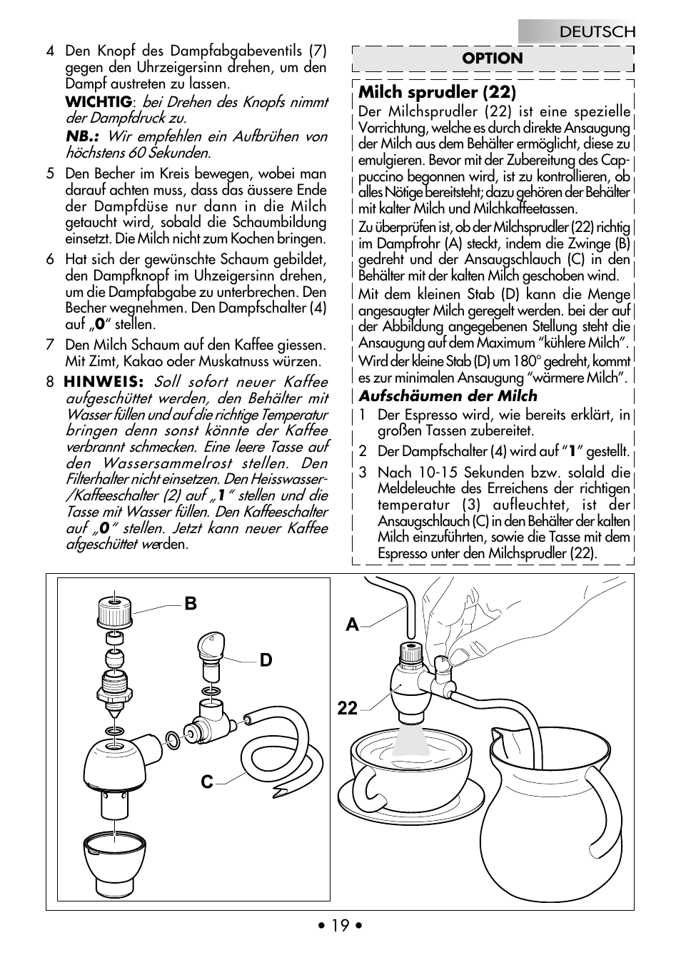 Gaggia Coffee Deluxe User Manual | Page 22 / 53