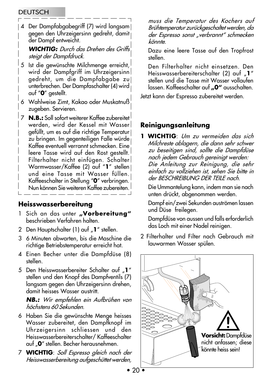 Gaggia Coffee Deluxe User Manual | Page 23 / 53