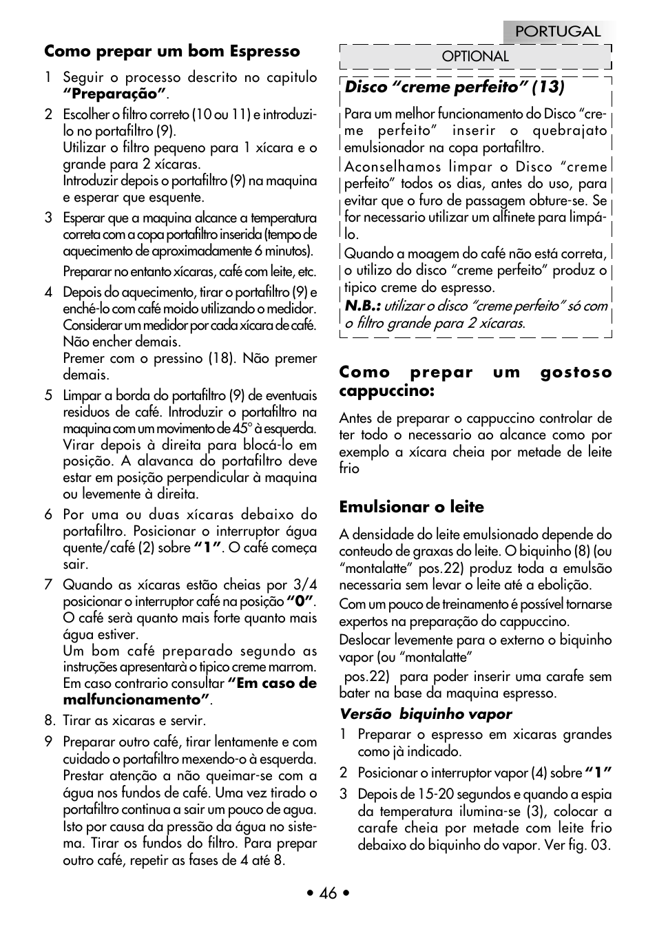 Gaggia Coffee Deluxe User Manual | Page 49 / 53