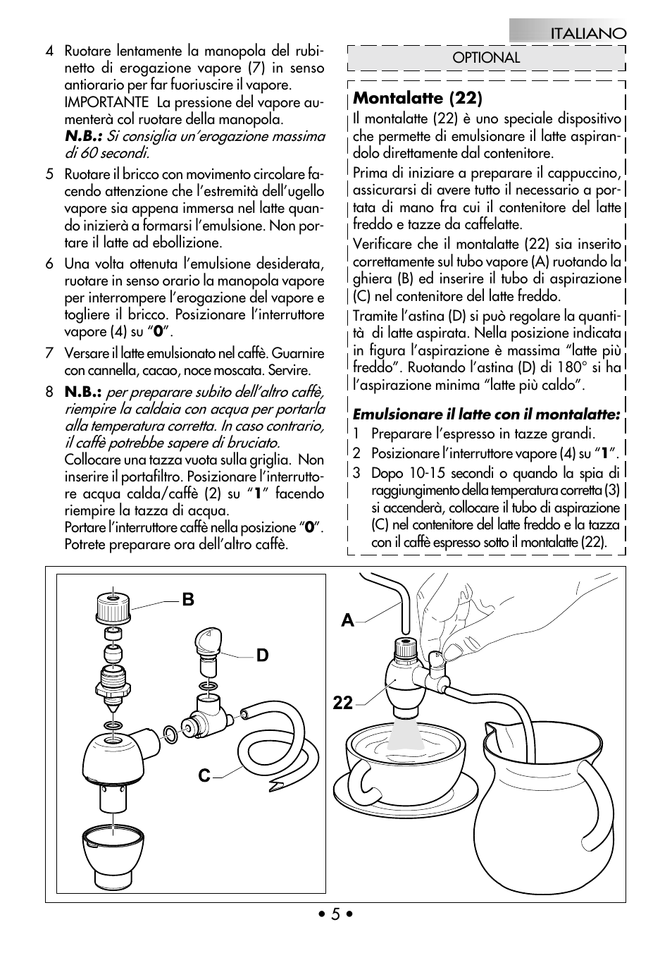 Gaggia Coffee Deluxe User Manual | Page 8 / 53