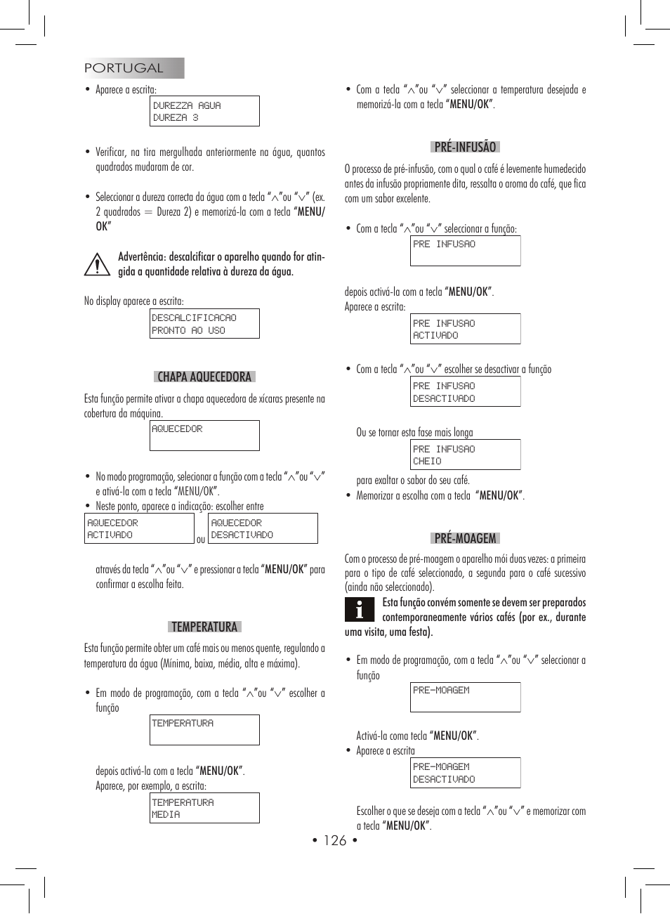 Gaggia Titanium User Manual | Page 126 / 132