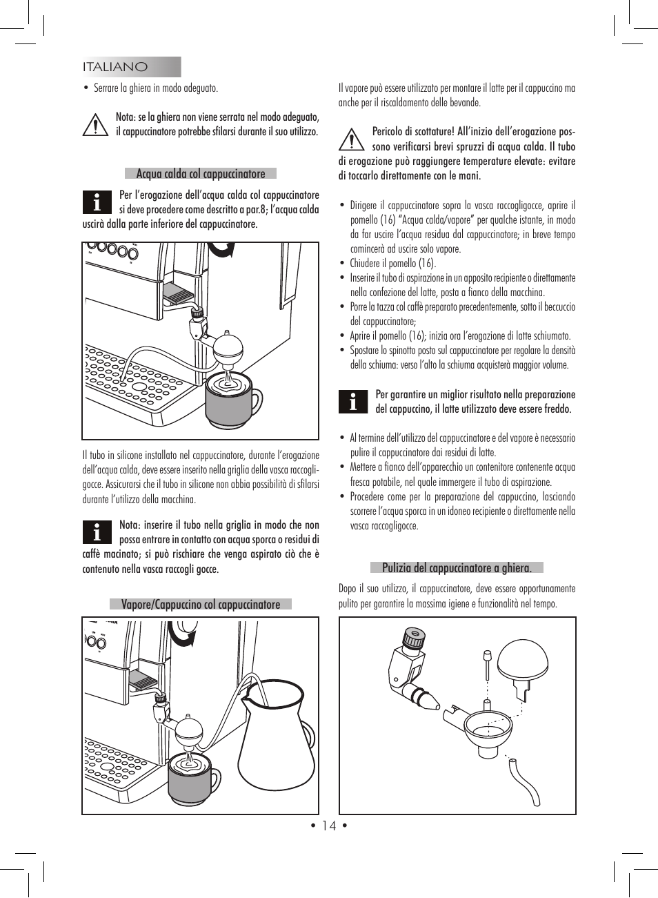 Gaggia Titanium User Manual | Page 14 / 132