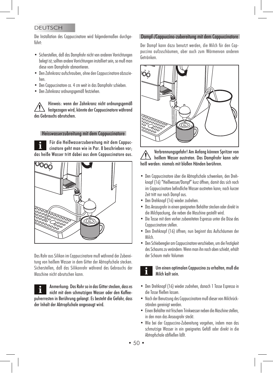 Gaggia Titanium User Manual | Page 50 / 132