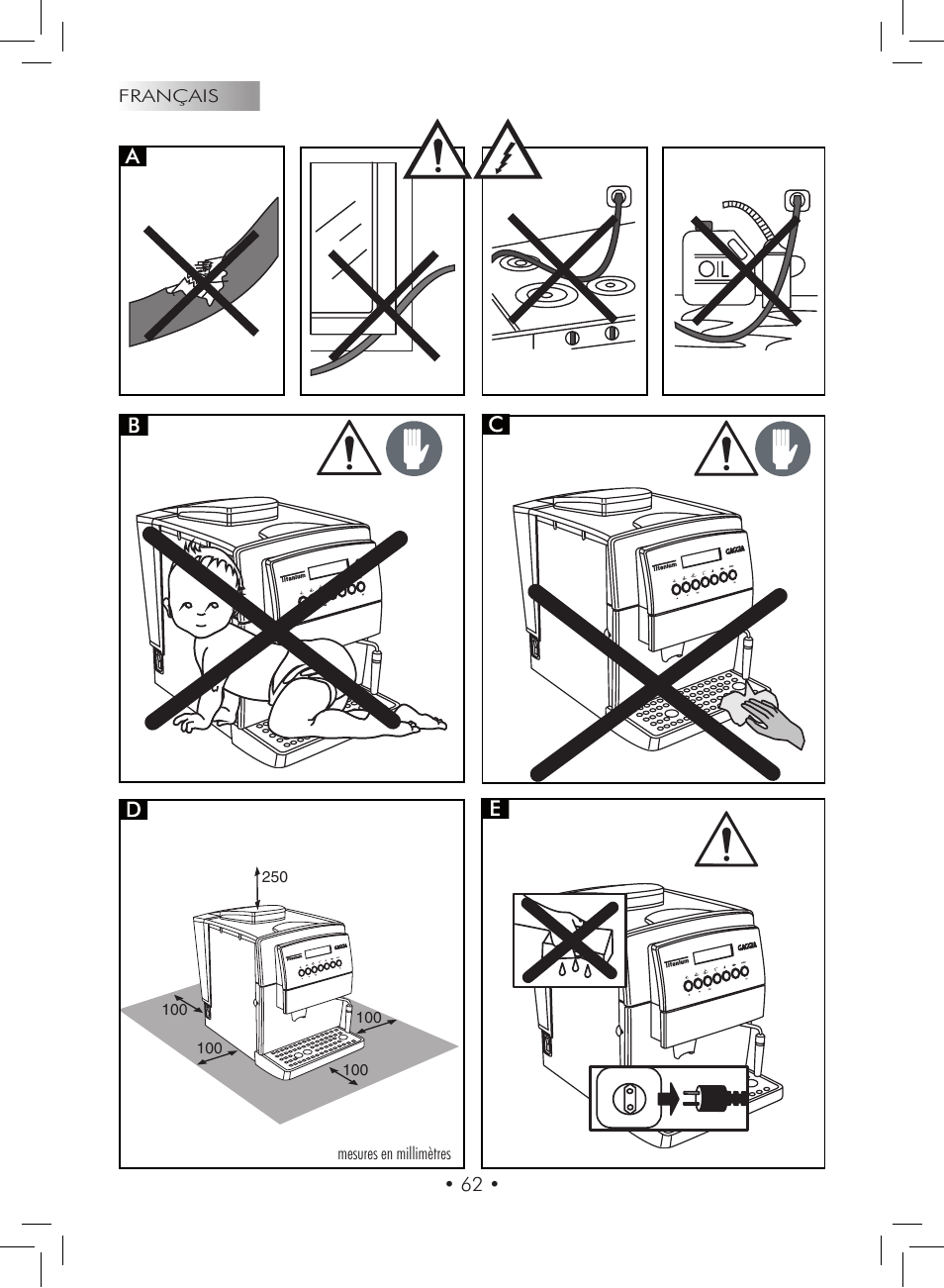 Gaggia Titanium User Manual | Page 62 / 132