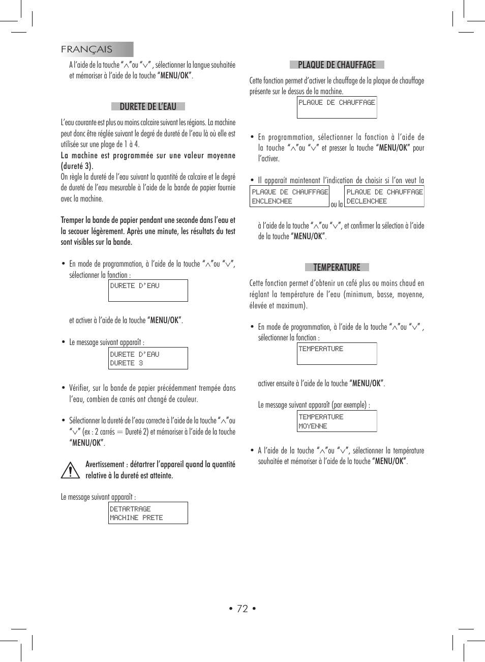Gaggia Titanium User Manual | Page 72 / 132