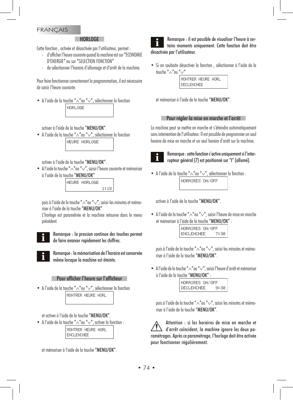 Gaggia Titanium User Manual | Page 74 / 132