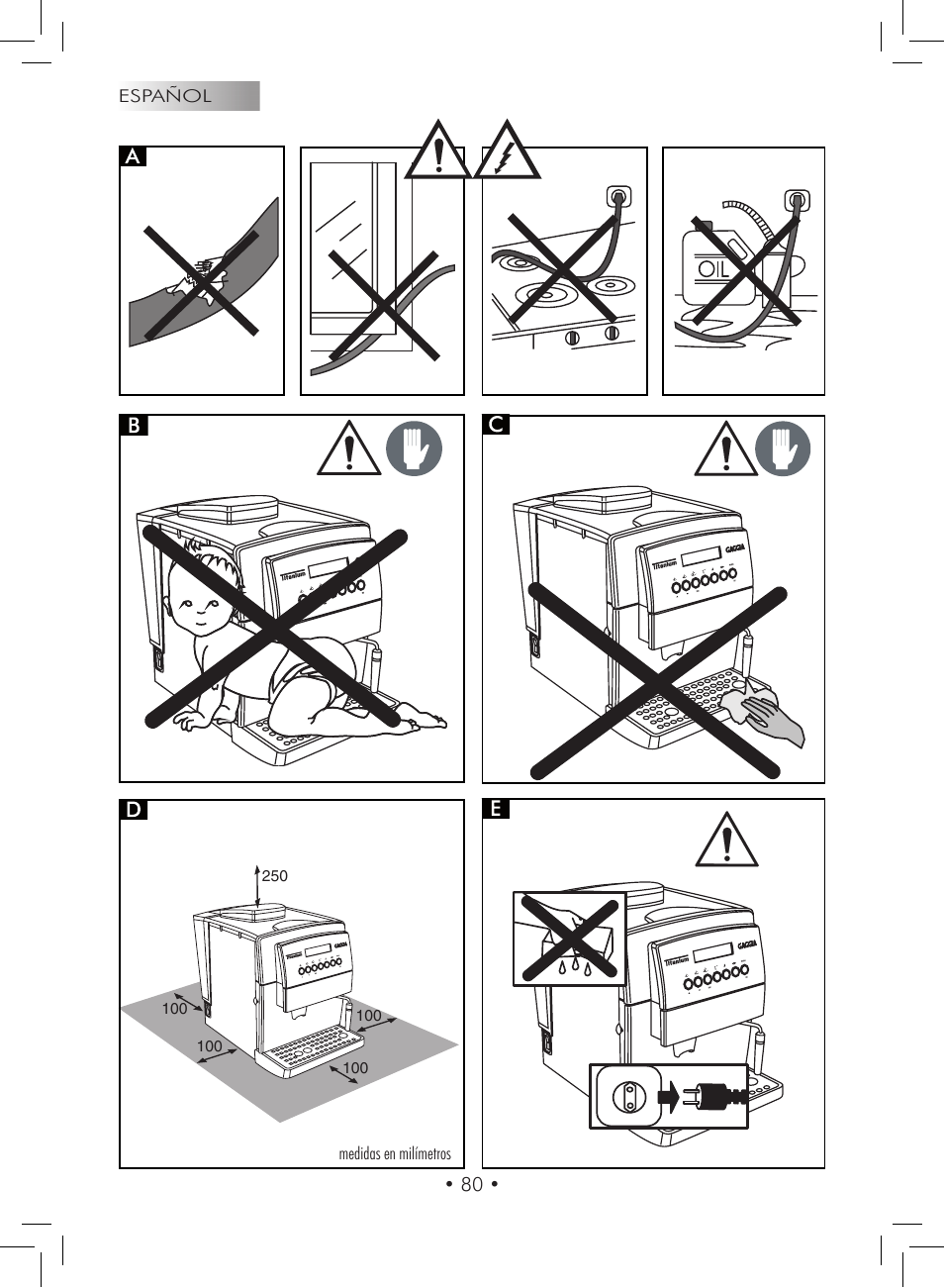 Gaggia Titanium User Manual | Page 80 / 132