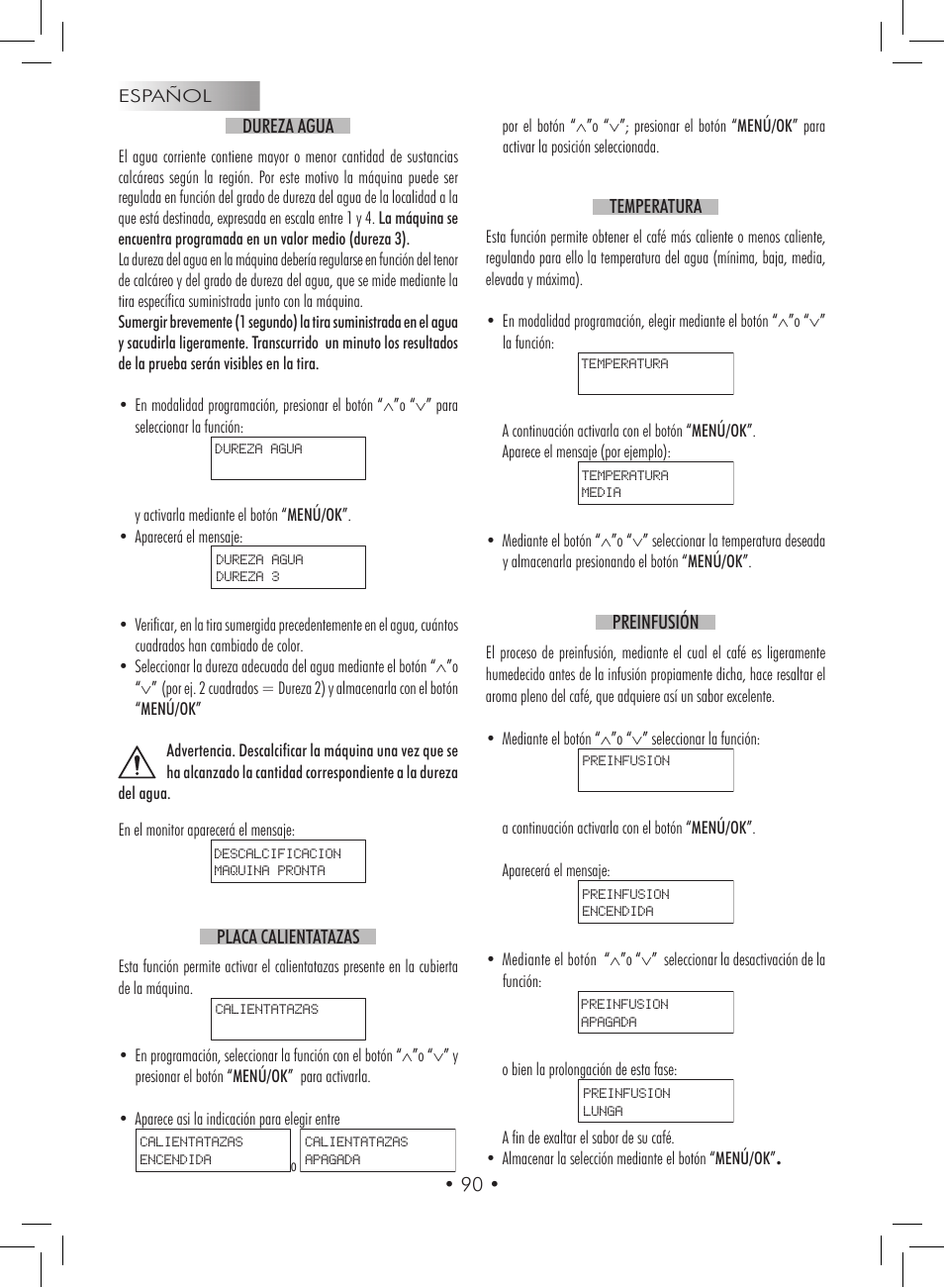 Gaggia Titanium User Manual | Page 90 / 132