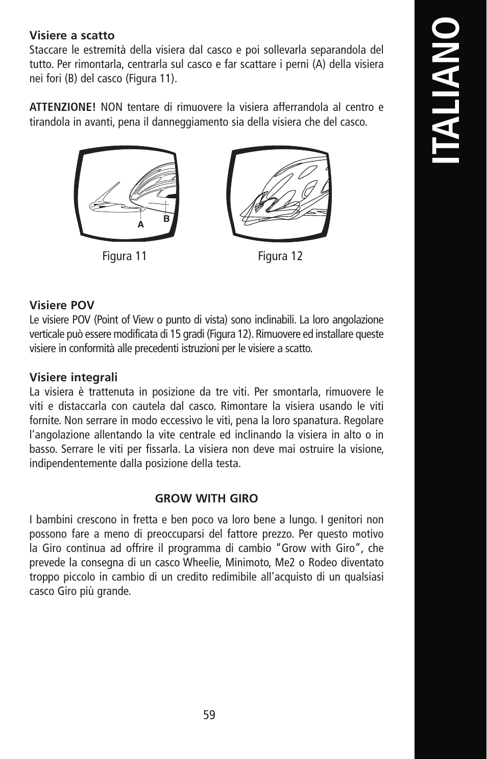 It aliano | Giro Helmet User Manual | Page 59 / 70