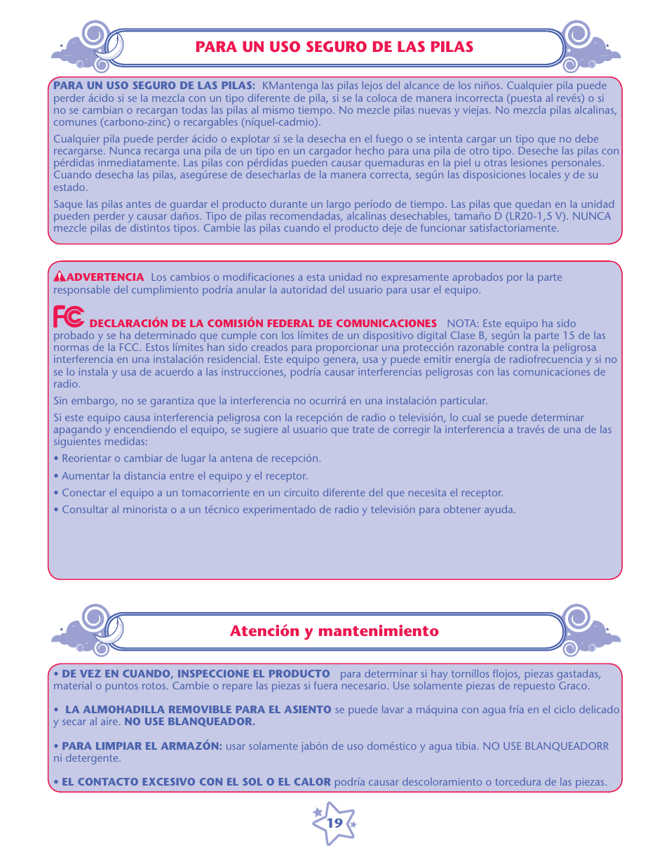 Tenciøn | Graco 1764833 User Manual | Page 19 / 20