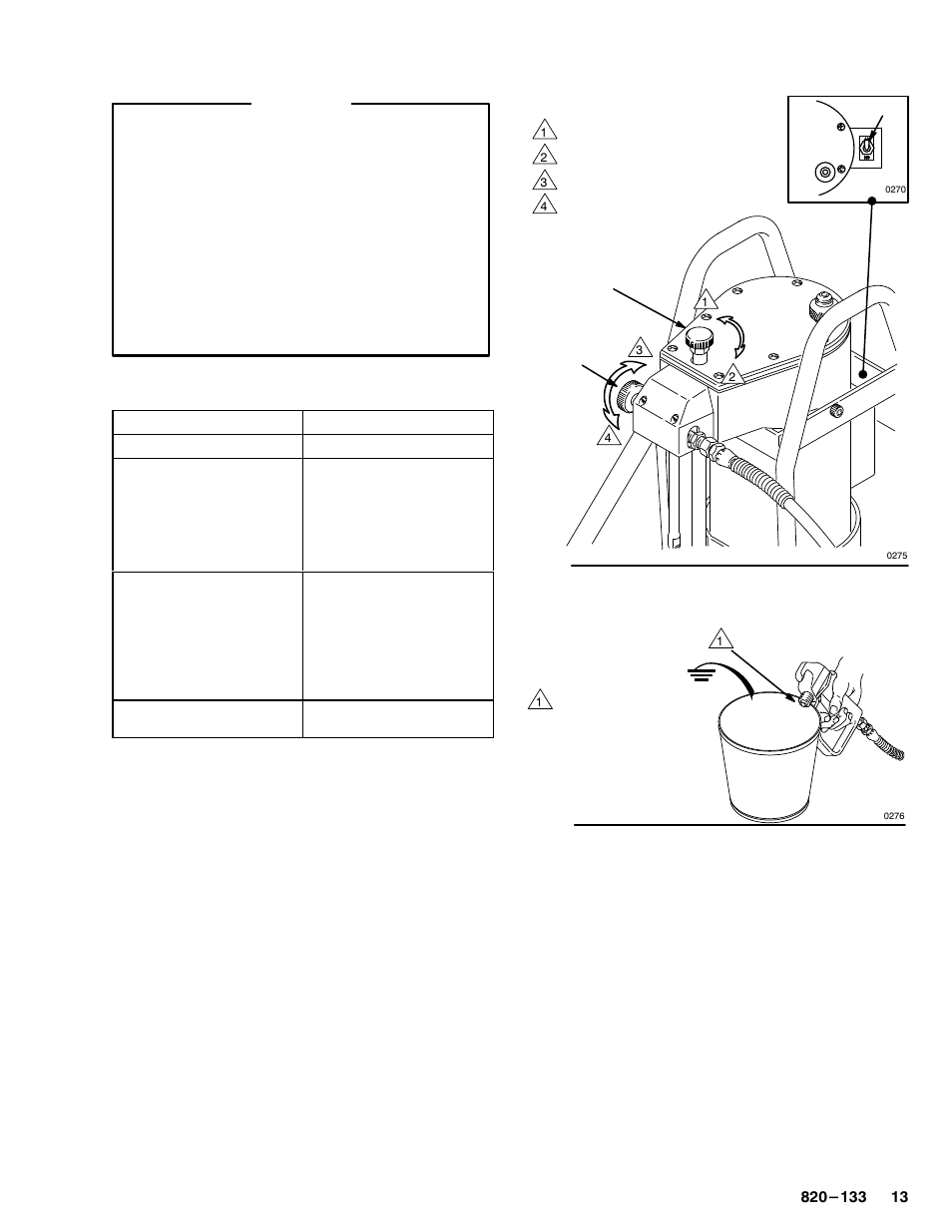 Maintenance, Caution | Graco PT2500 User Manual | Page 13 / 24