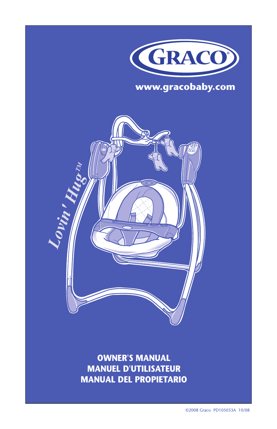 Graco Lovin' Hug PD105033A User Manual | 44 pages