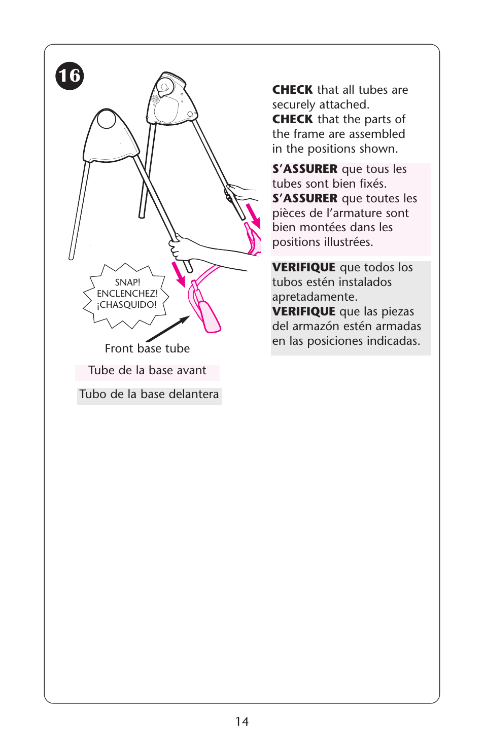 Graco Lovin' Hug PD105033A User Manual | Page 14 / 44