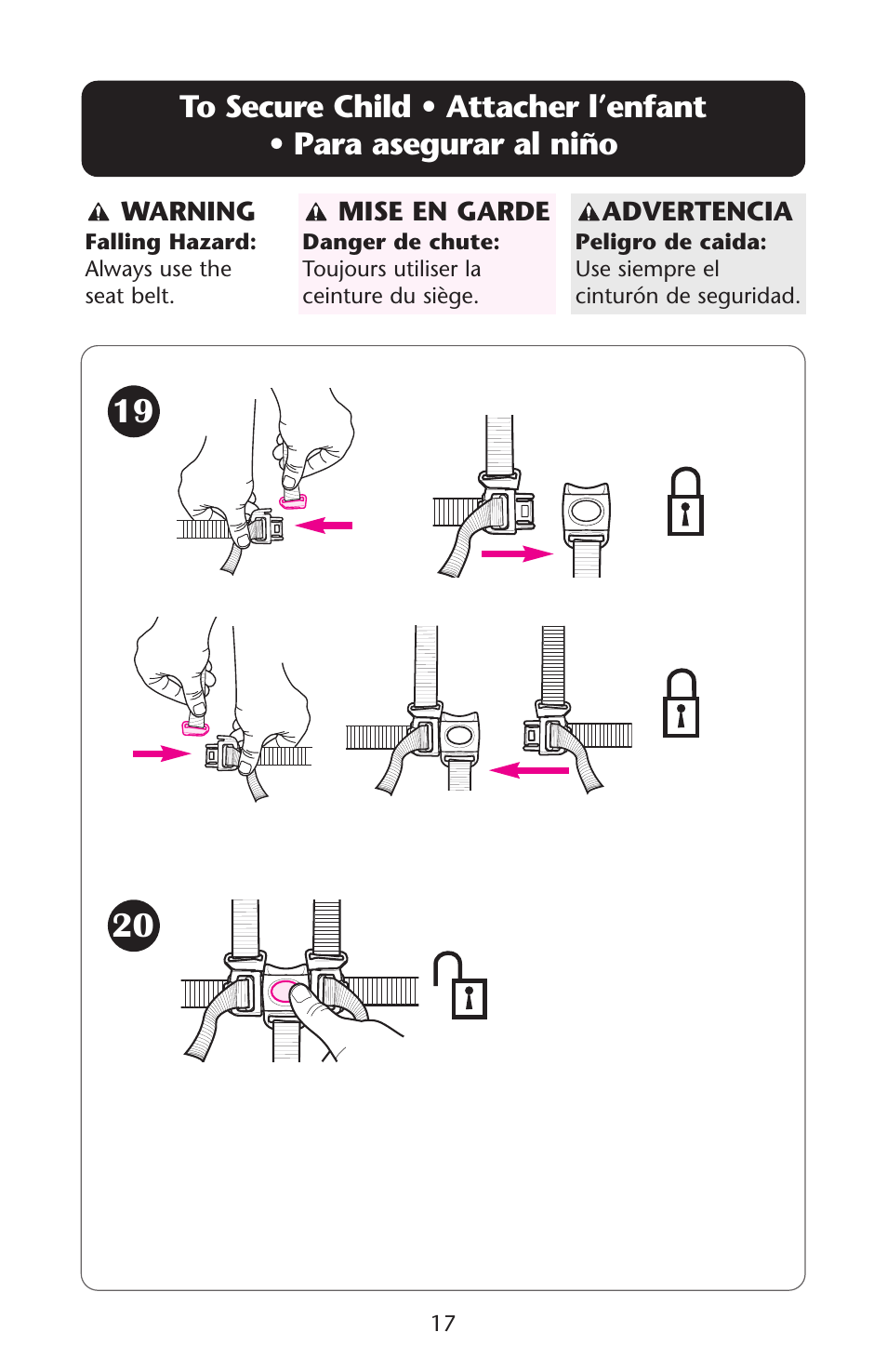Graco Lovin' Hug PD105033A User Manual | Page 17 / 44
