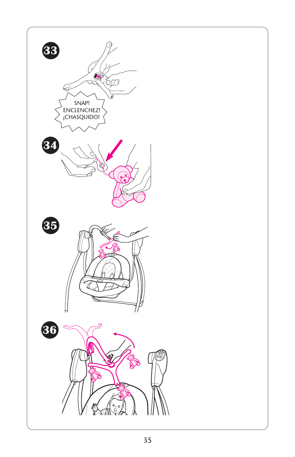Graco Lovin' Hug PD105033A User Manual | Page 35 / 44