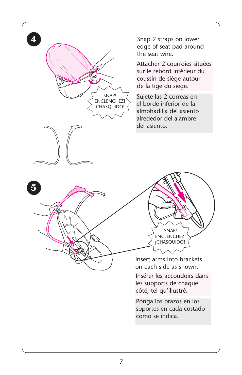 Graco Lovin' Hug PD105033A User Manual | Page 7 / 44