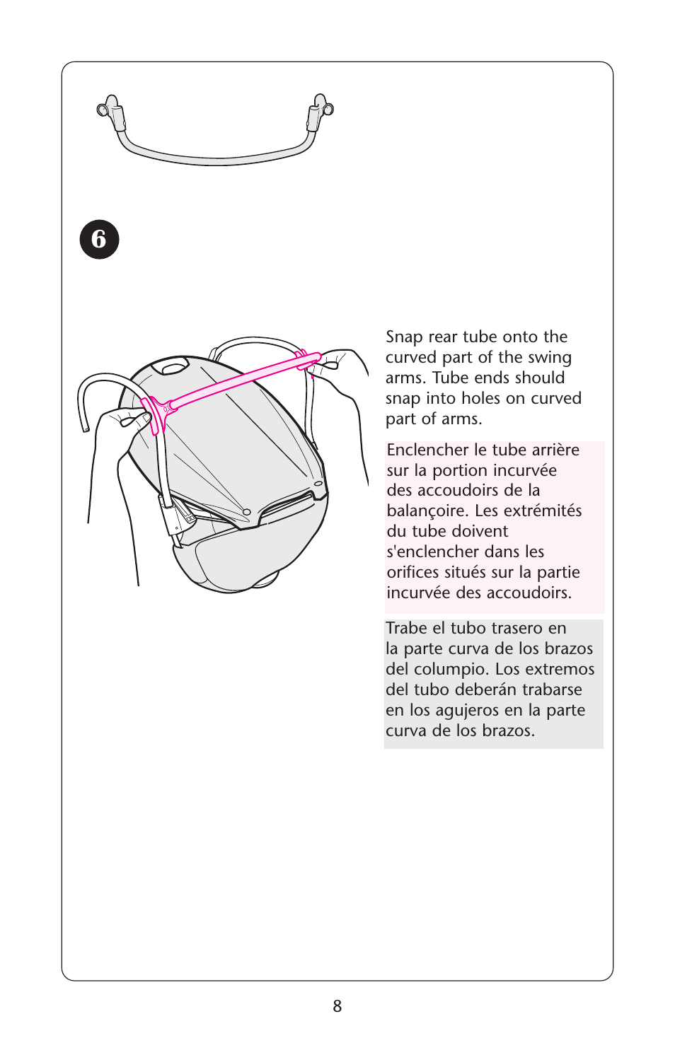 Graco Lovin' Hug PD105033A User Manual | Page 8 / 44