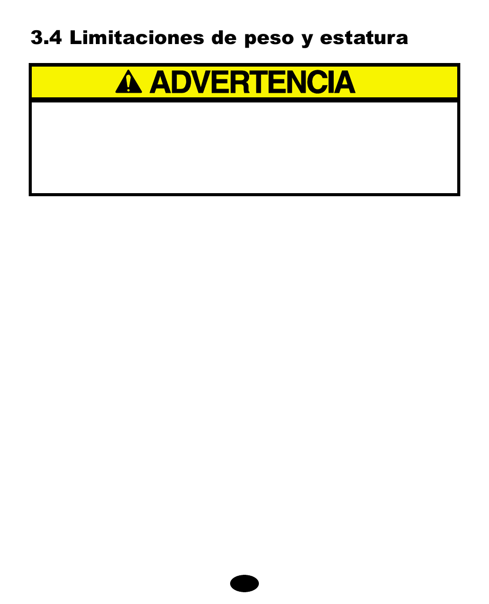 4 limitaciones de peso y estatura | Graco 4460402 User Manual | Page 61 / 86