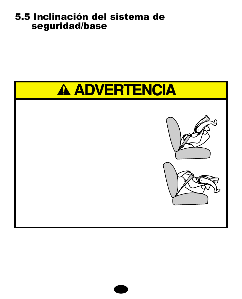 5 inclinación del sistema de seguridad/base | Graco 4460402 User Manual | Page 79 / 86