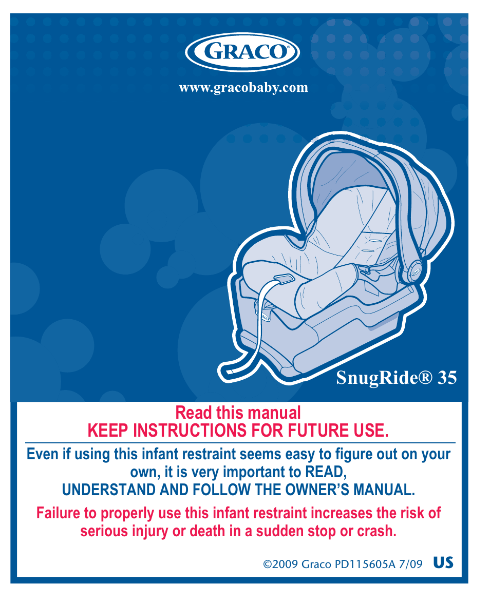 Graco SnugRide 1760658 User Manual | 88 pages