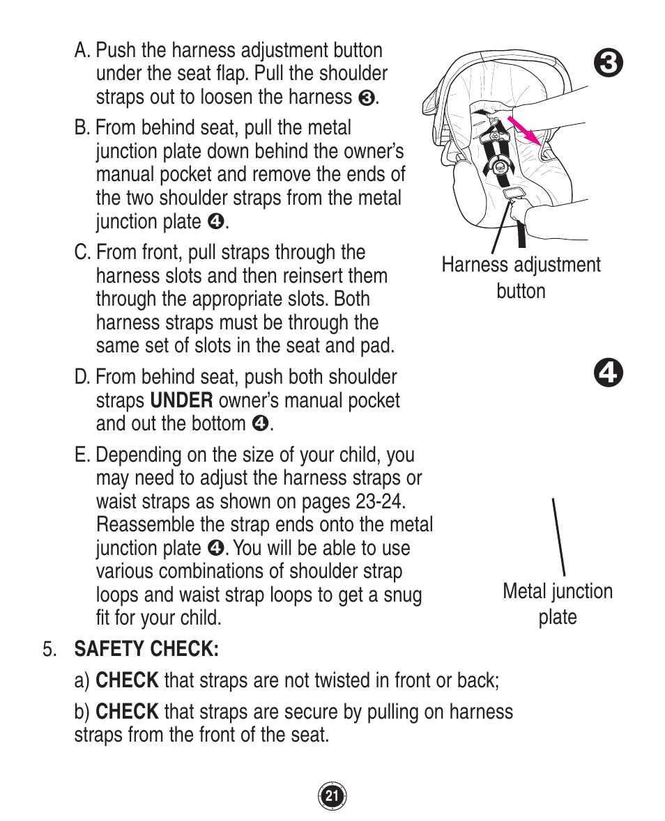 Graco SnugRide 1760658 User Manual | Page 21 / 88