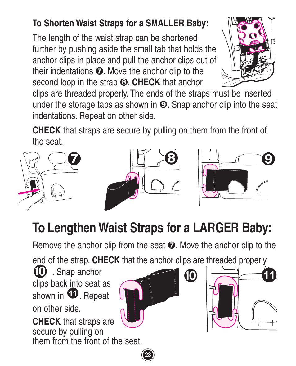 Graco SnugRide 1760658 User Manual | Page 23 / 88