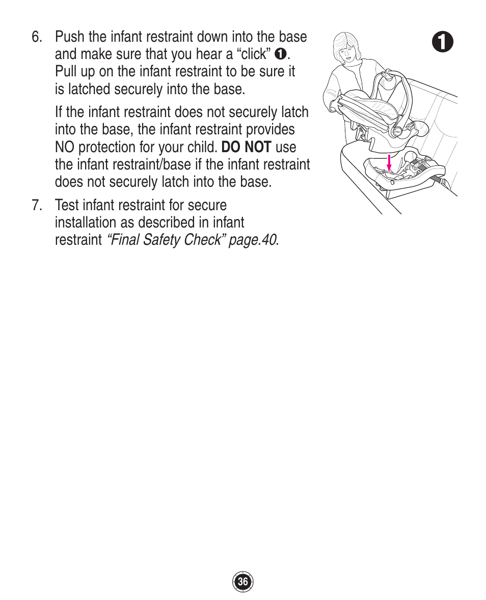Graco SnugRide 1760658 User Manual | Page 36 / 88
