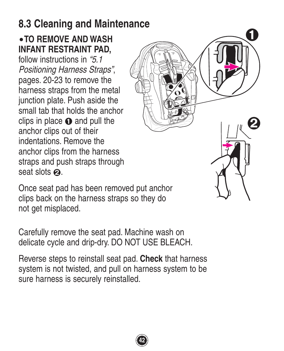 Graco SnugRide 1760658 User Manual | Page 42 / 88