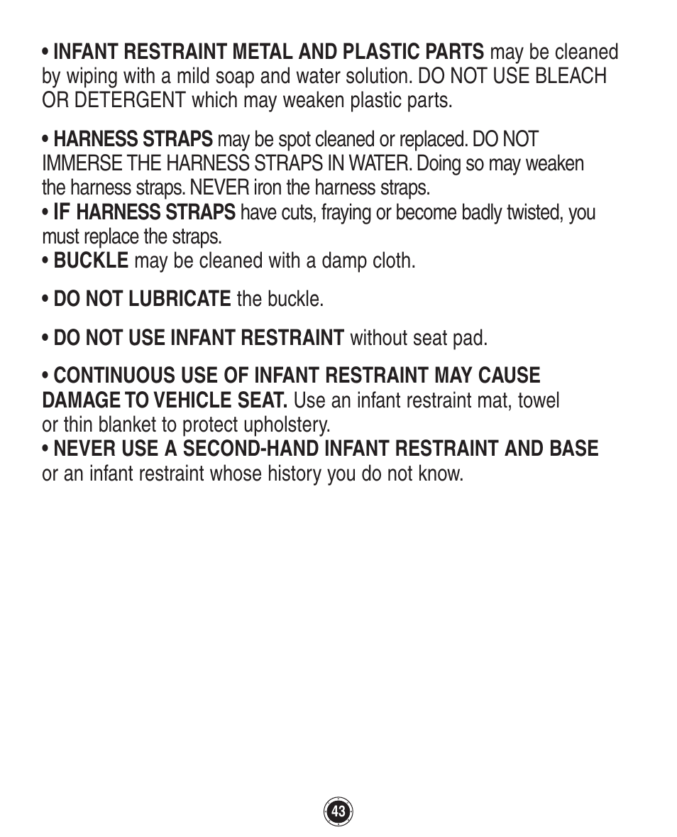 Graco SnugRide 1760658 User Manual | Page 43 / 88