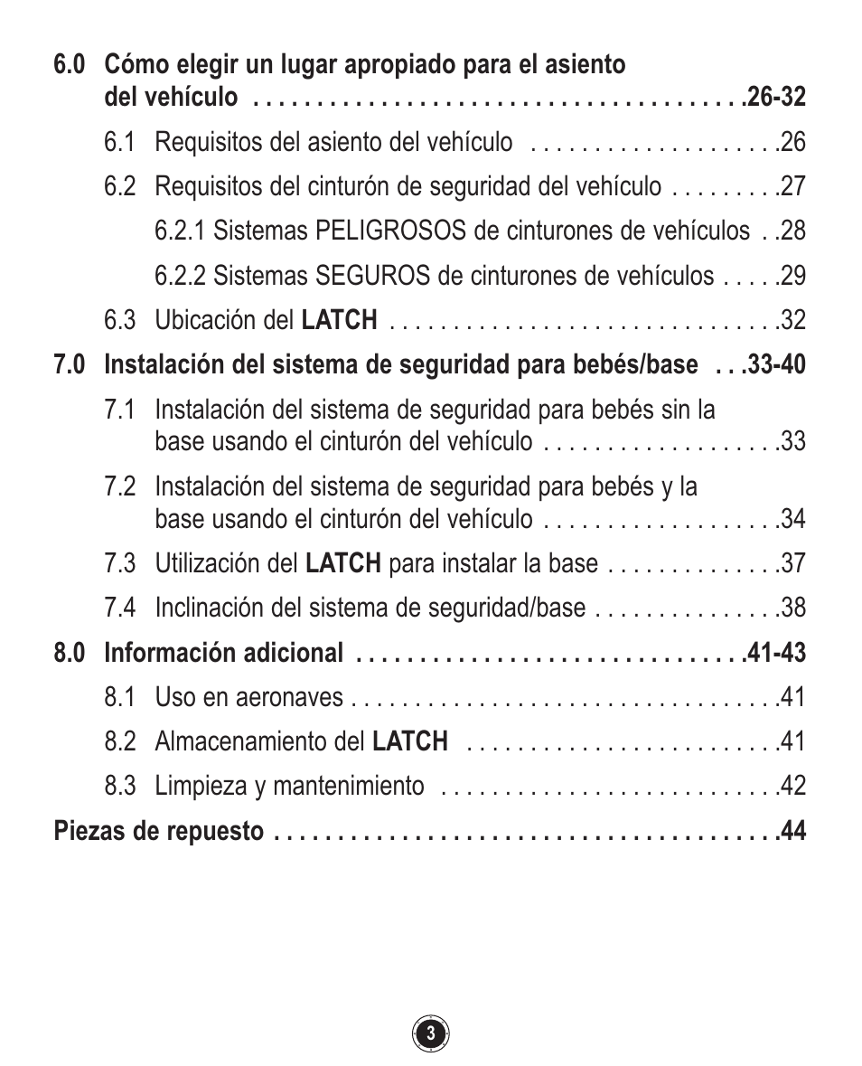 Graco SnugRide 1760658 User Manual | Page 47 / 88