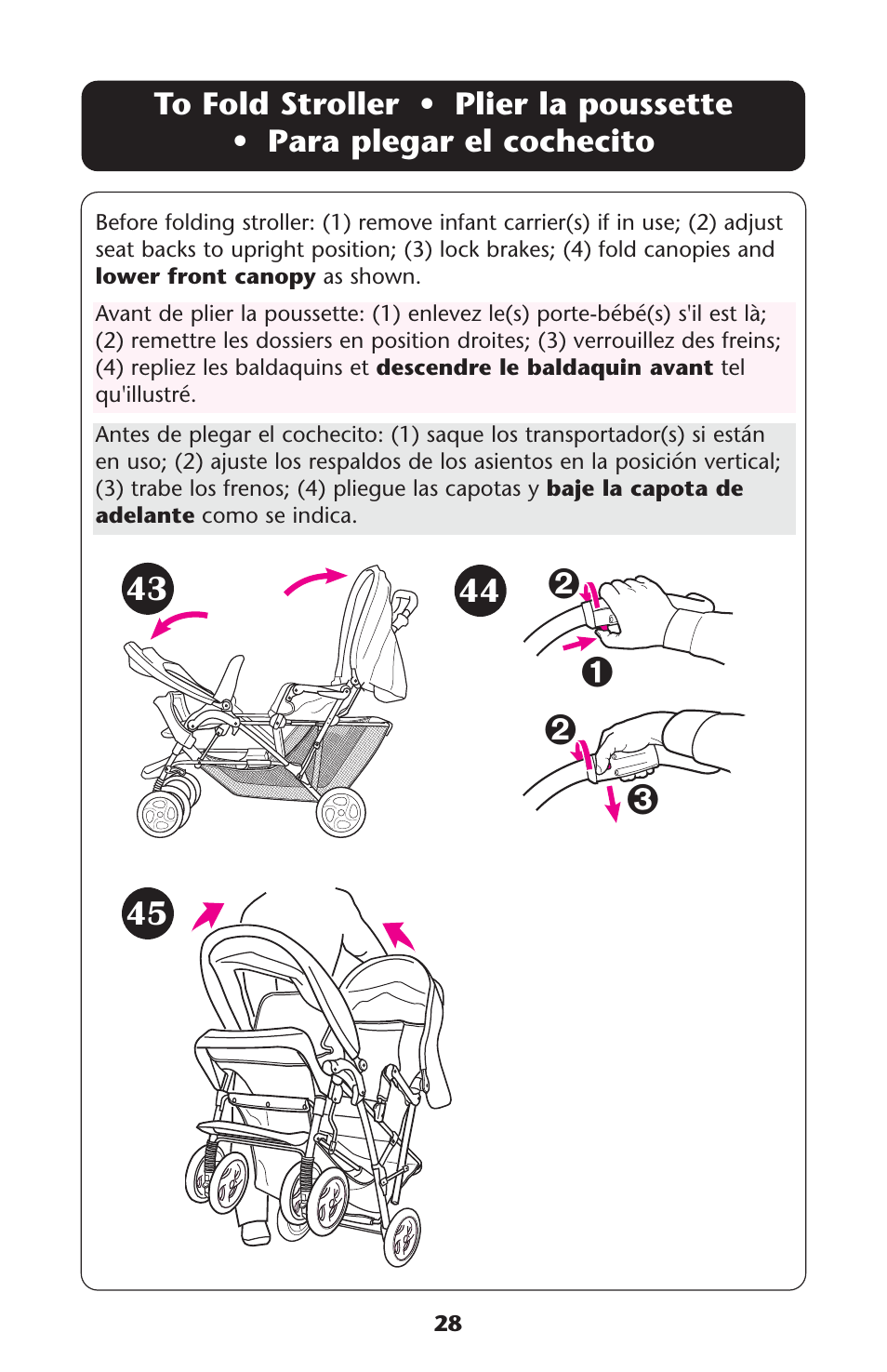 Graco PD117355A User Manual | Page 28 / 36