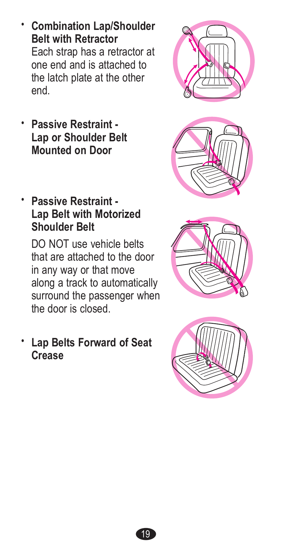 Graco Forward Facing Child Restraint User Manual | Page 19 / 76