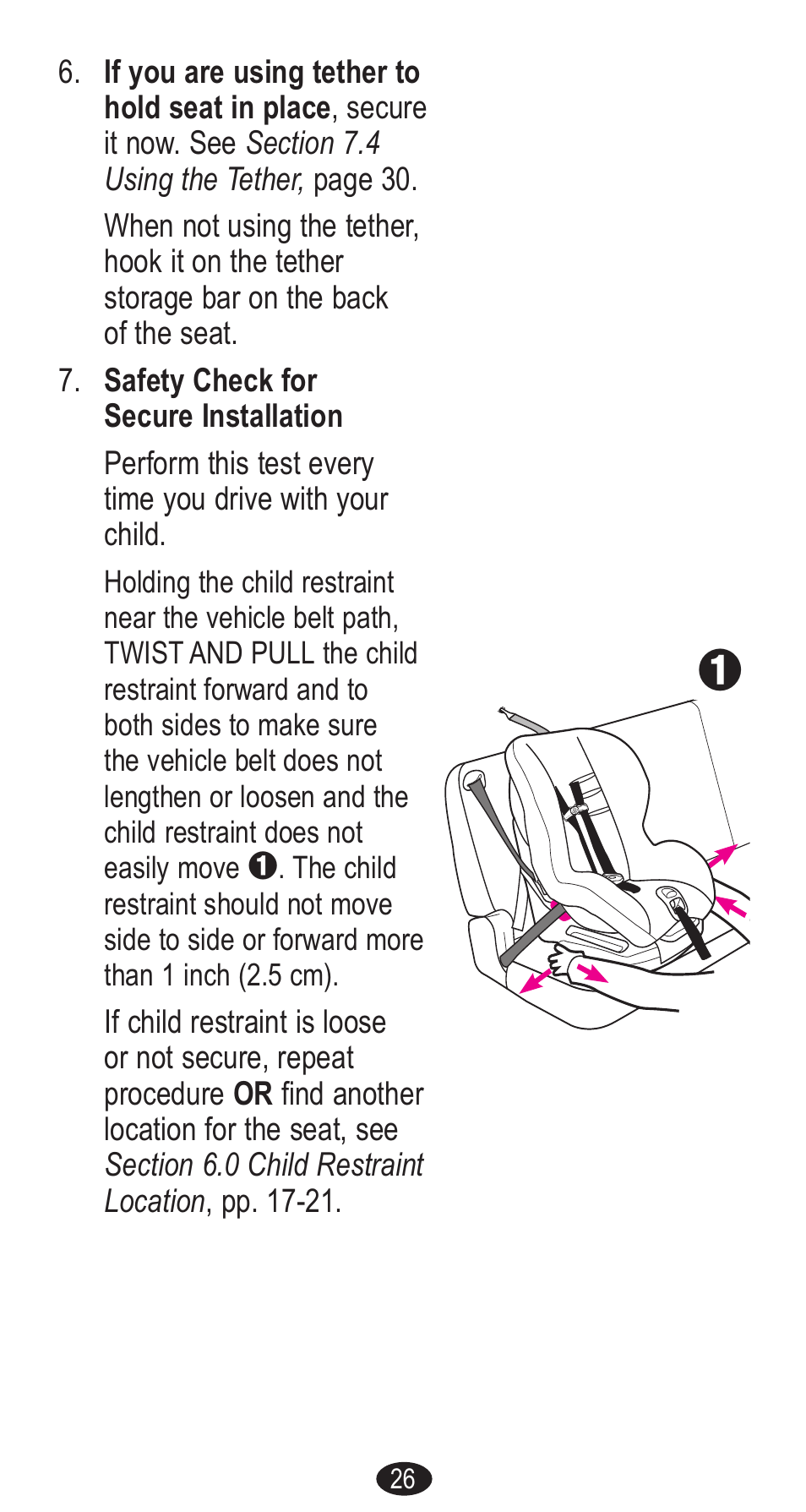 Graco Forward Facing Child Restraint User Manual | Page 26 / 76