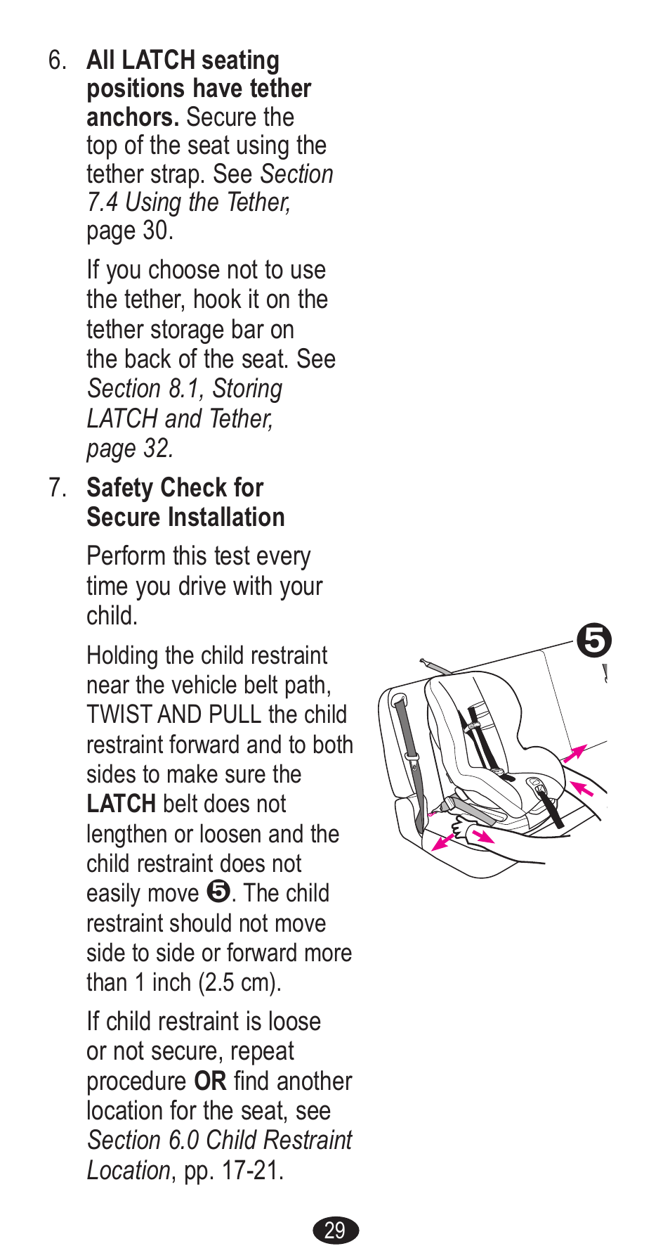 Graco Forward Facing Child Restraint User Manual | Page 29 / 76