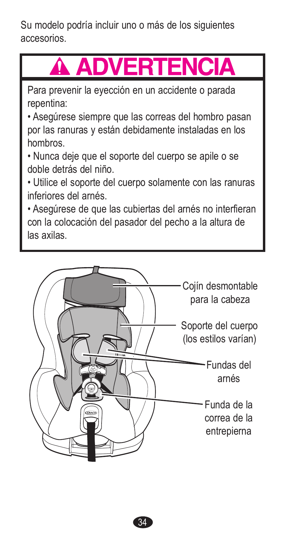 Graco Forward Facing Child Restraint User Manual | Page 72 / 76